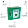 Weatherproof Alarmed Wall Cabinet with Lock - Image 2