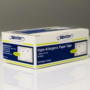 Box of Paper Tape Hypo-Allergenic 1.25cm x 9.1m