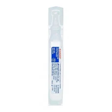 Clear Ampoule of saline eye wash